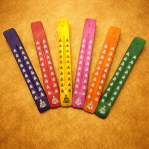 Portaincienso de madera (varios colores)
