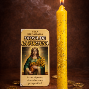 Vela ritualizada Diosa de la Fortuna