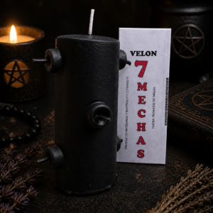 velon 7 mechas negro proteccion limpieza energetica