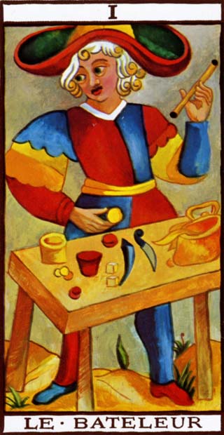 Carta El Mago del Tarot de Marsella