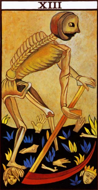 Carta La Muerte del tarot en Esoteriko