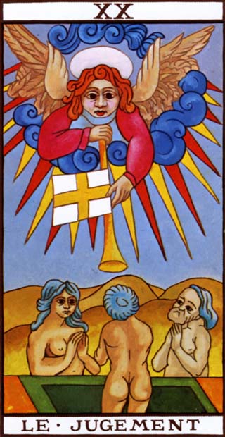 Carta El Juicio del Tarot de Marsella