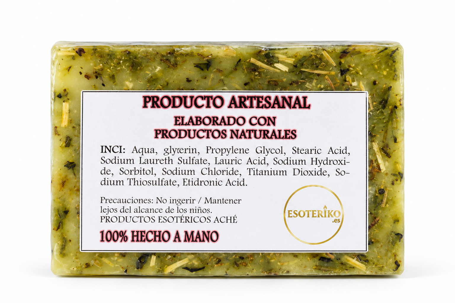 Ingredientes del Jabón de Ruda Artesanal 120 g